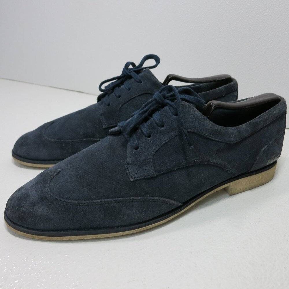 Lacoste Paris Men Suede Leather Casual Oxford Comfortable Footwear Shoes Sz 10.5